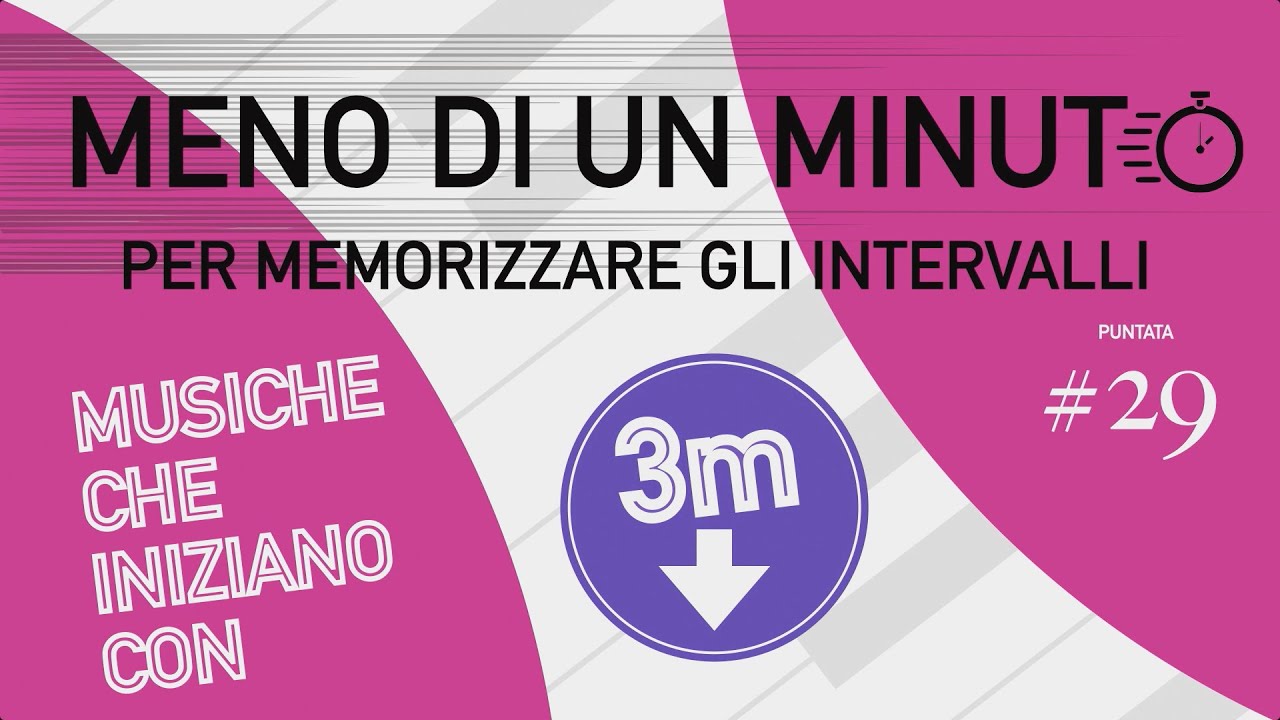 INTERVALLI #29 Terza Minore