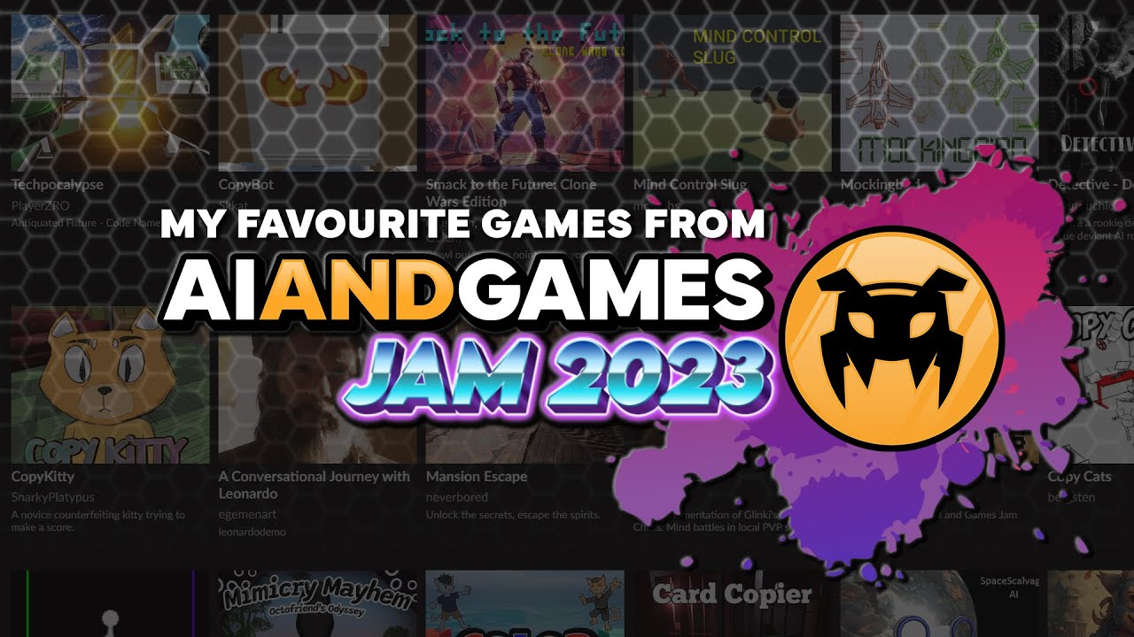 My Favourite Games from the 2023 AI and Games Jam