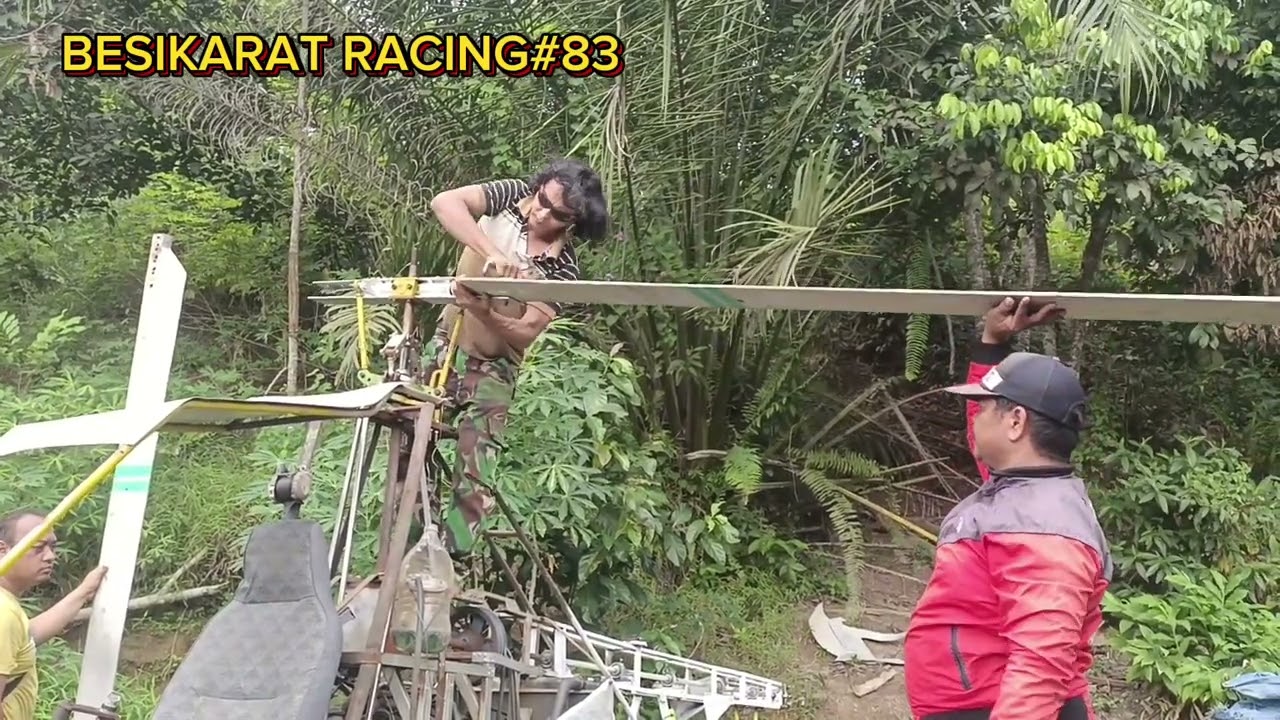 @ Besikarat racing#83 pasang baling2 helikooter rakitan
