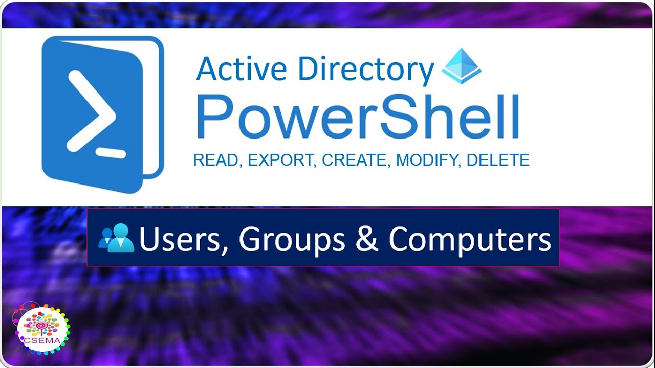 Manage AD Objects using Powershell