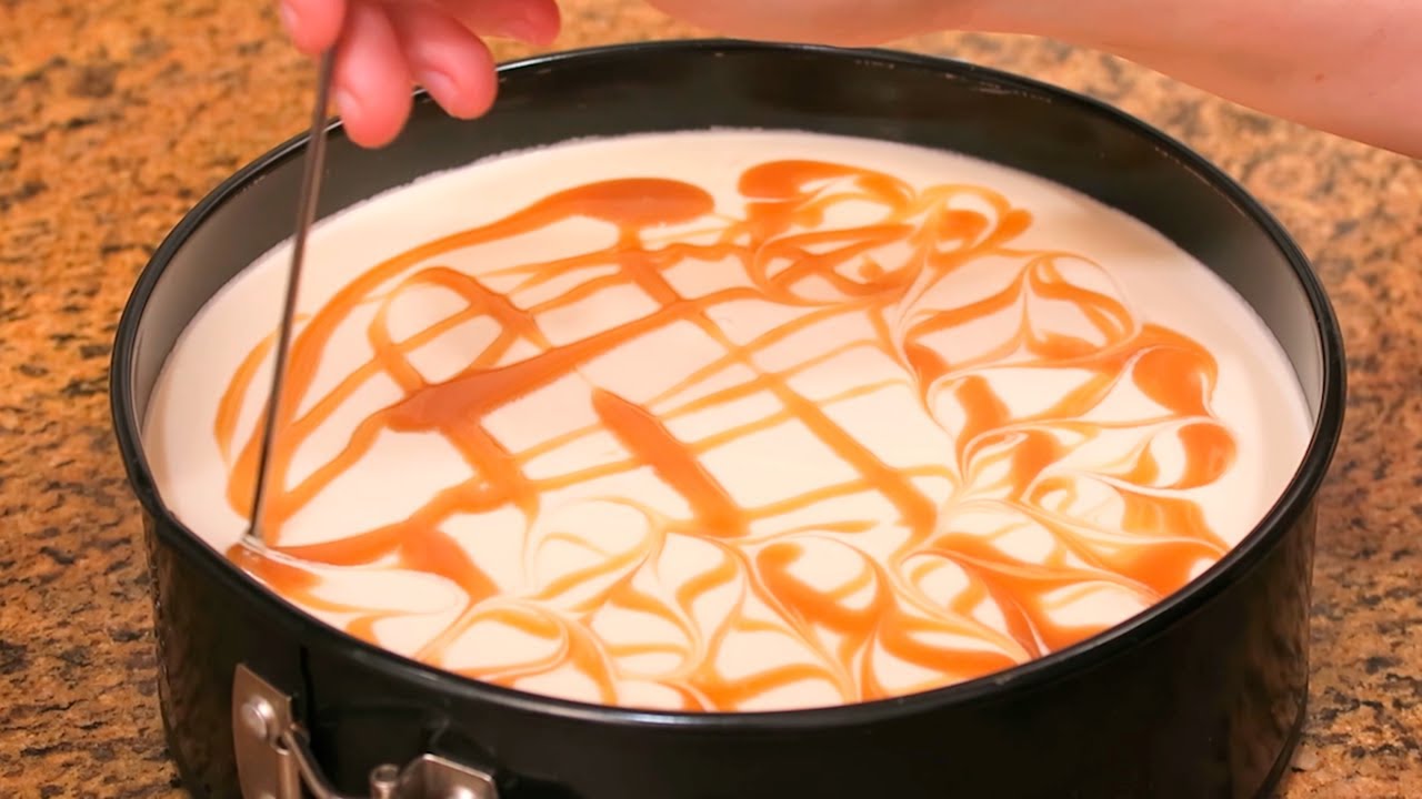 Tarta Mousse de Caramelos Toffee muy Fácil y sin Horno!