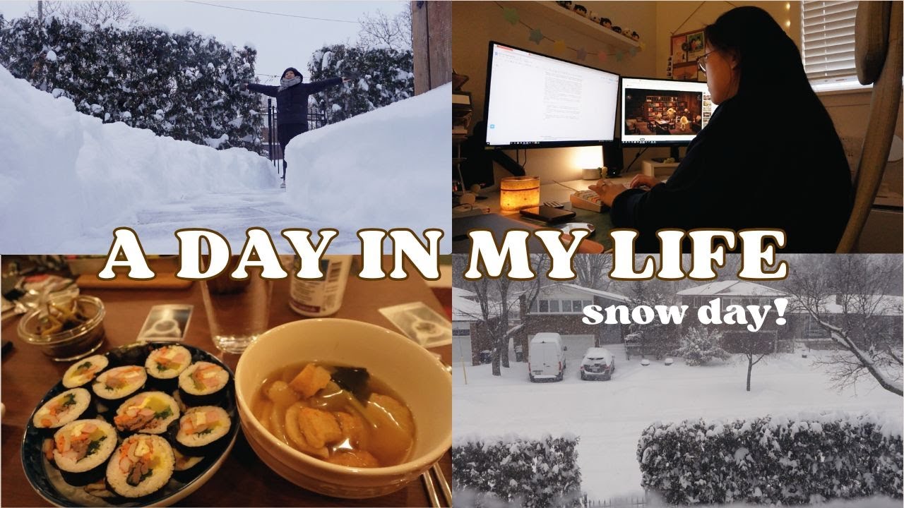 A day in my life ❄️ snow day ❄️