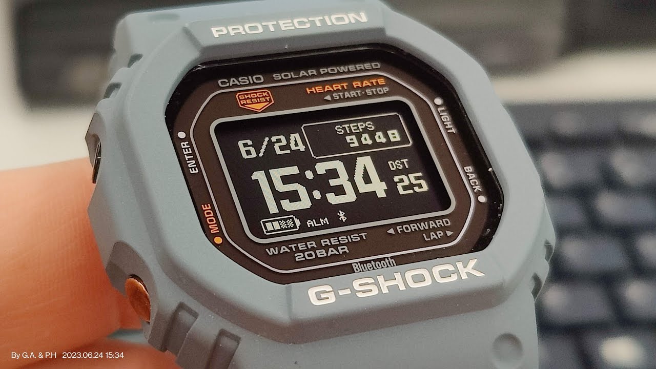 Обзор Casio G-Shock DWH-5600-2 и Day 34...