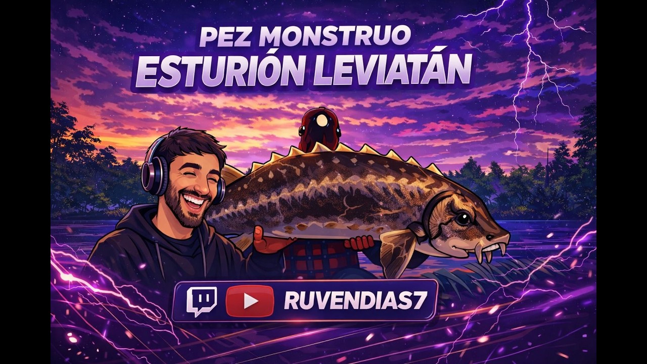 COMO CAPTURAR AL PEZ MONSTRUO ESTURIÓN LEVIATÁN DEL DNIPRO (103,5KG). FISHING PLANET.