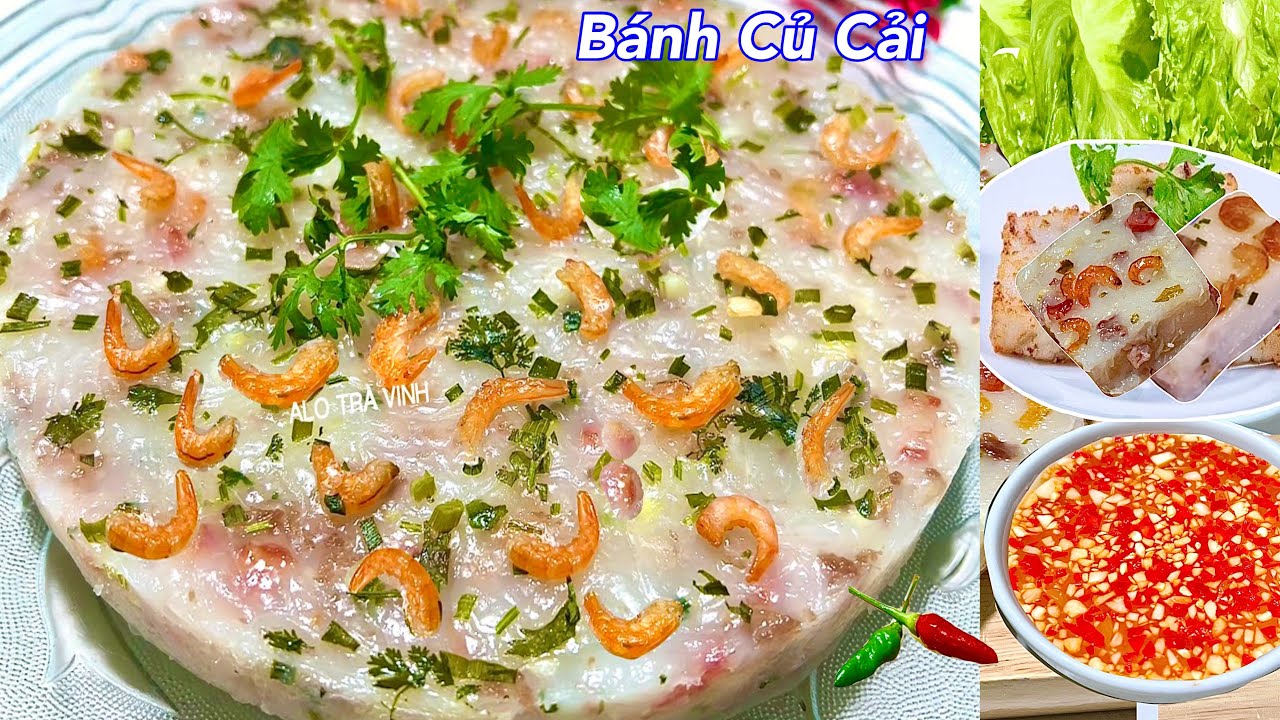 MỀM DẺO RẤT NGON- Cách làm Bánh Củ Cải gia truyền của Người Hoa - Steamed radish cake