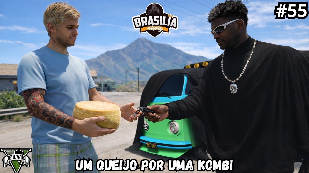 🧀 TROQUEI QUEIJO POR UMA KOMBI FULL NO BRASILIA RP 1 E TRANSFORMEI ELA NA MAQUINA DE MISTERIO 🚐