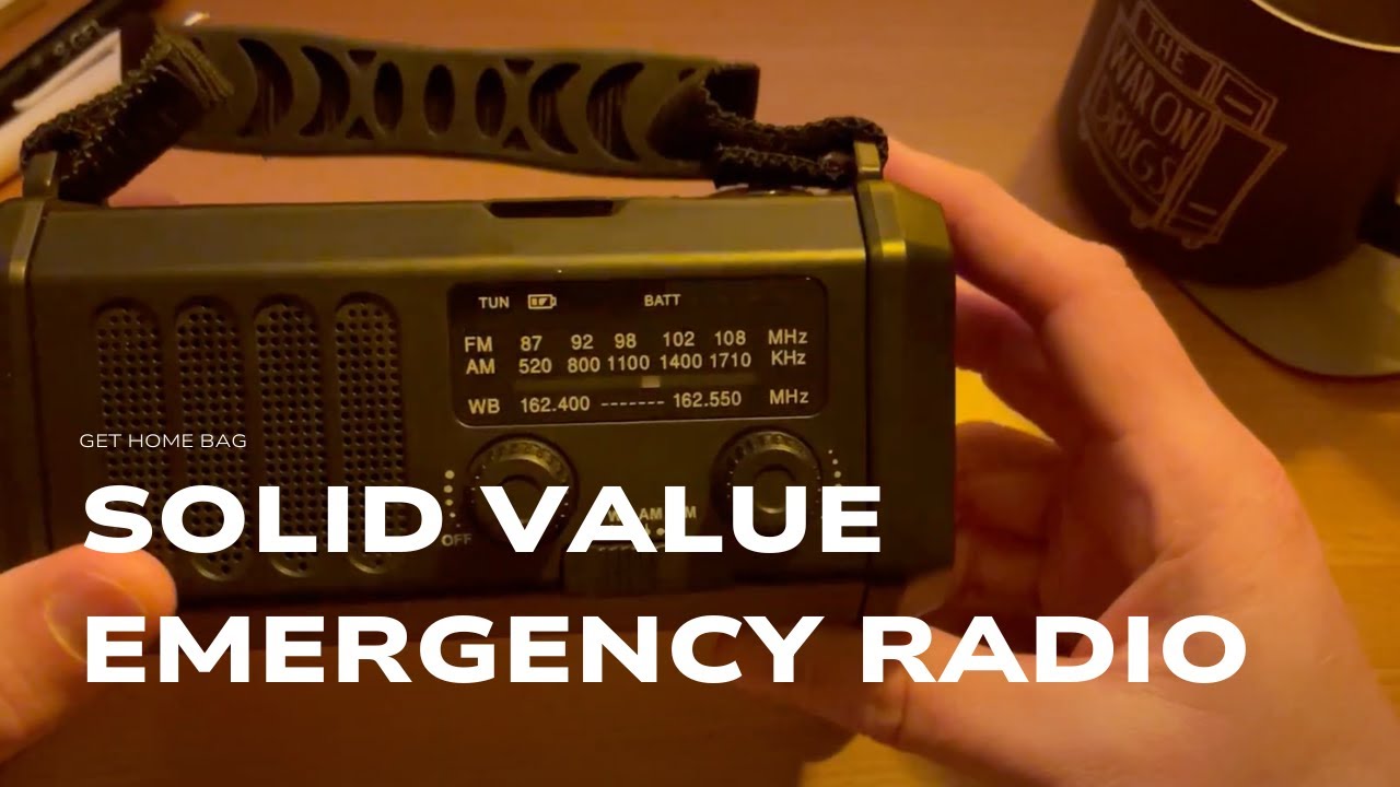 Emergency Gear - Quality Inexpensive Radio & Charger (5 Minute Review)