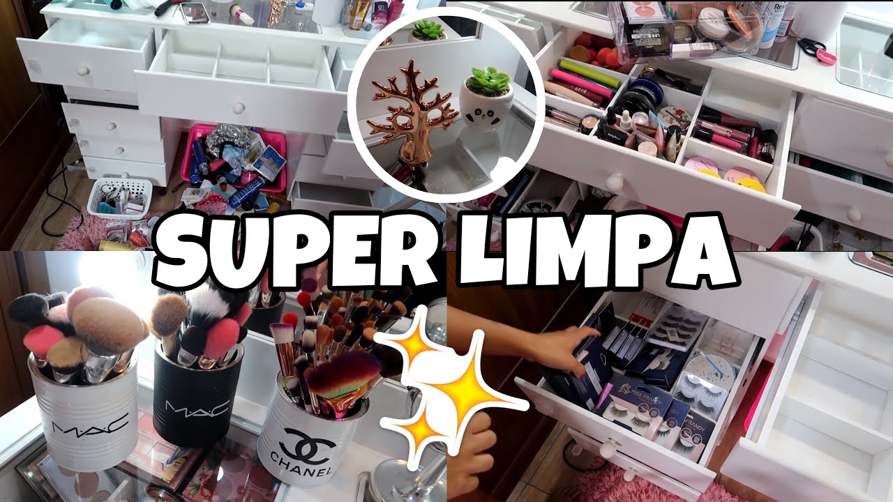 FIZ UMA SUPER LIMPEZA NA PENTEADEIRA ✨ | DECORAÇÃO NOVA 🤩 + MINI TOUR