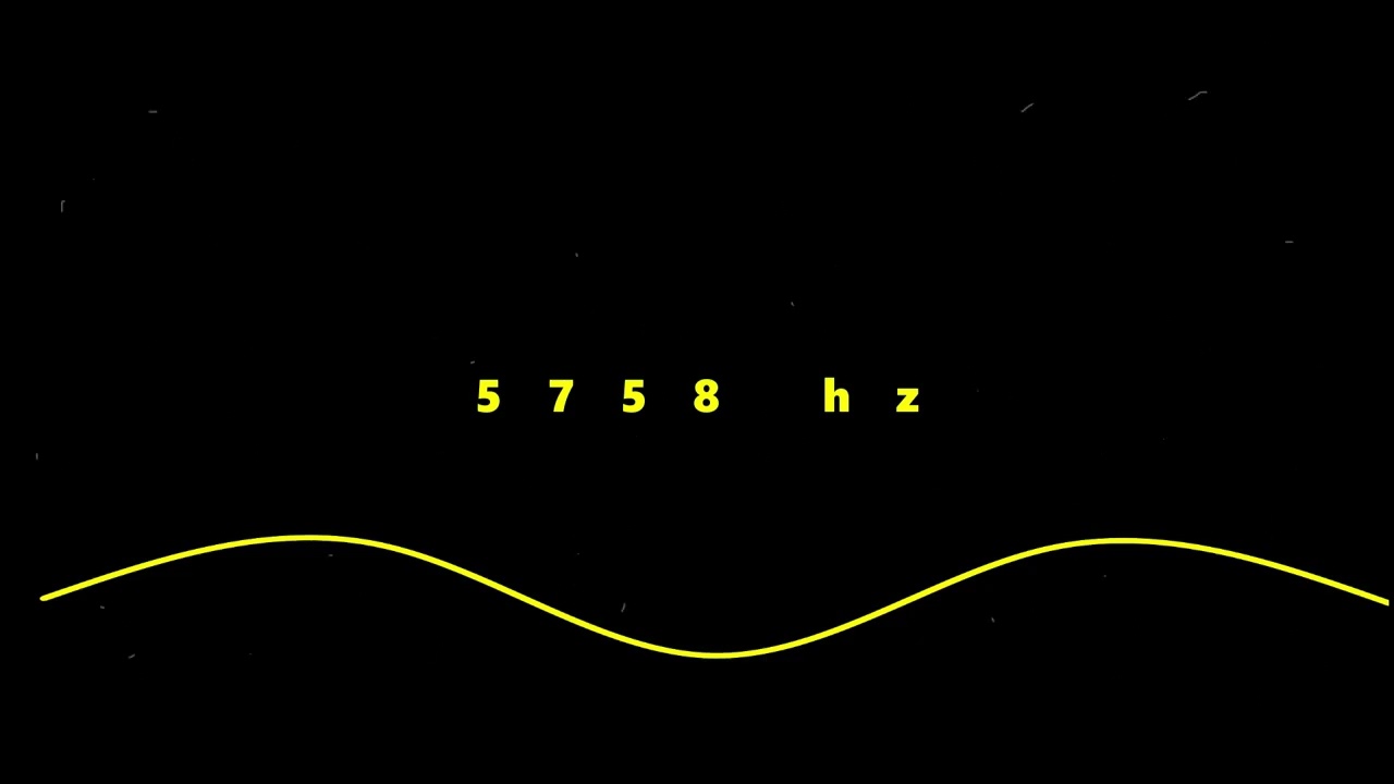 5758 HZ FREQUENCY PURE TONE 10 MINUTES