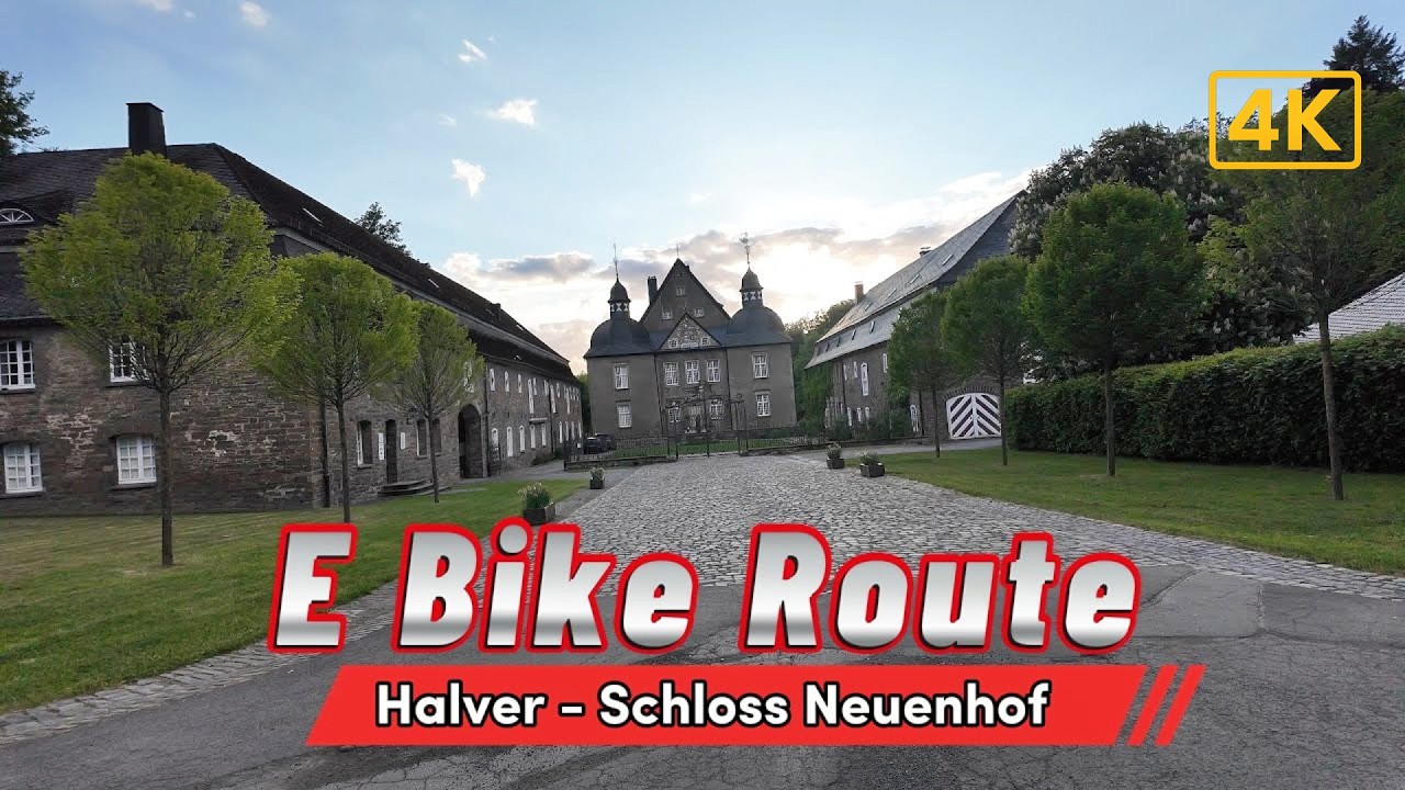 🚴‍♂️ E-Bike Tour from Halver to Neuenhof 🇩🇪 | Scenic Ride through German Countryside | 4K