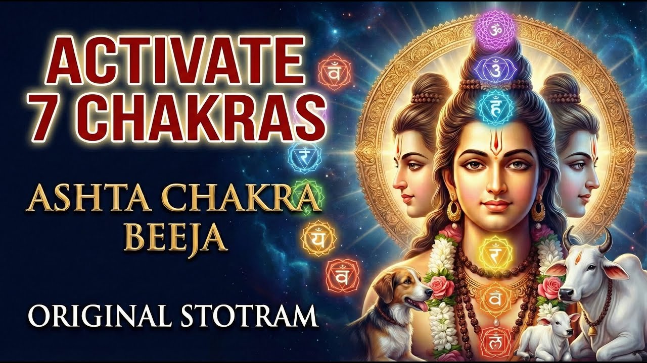 Original Shree Dattatreya Ashta Chakra Beeja Stotram | Powerful Sanskrit Chant | Bhakti Path Bhajan