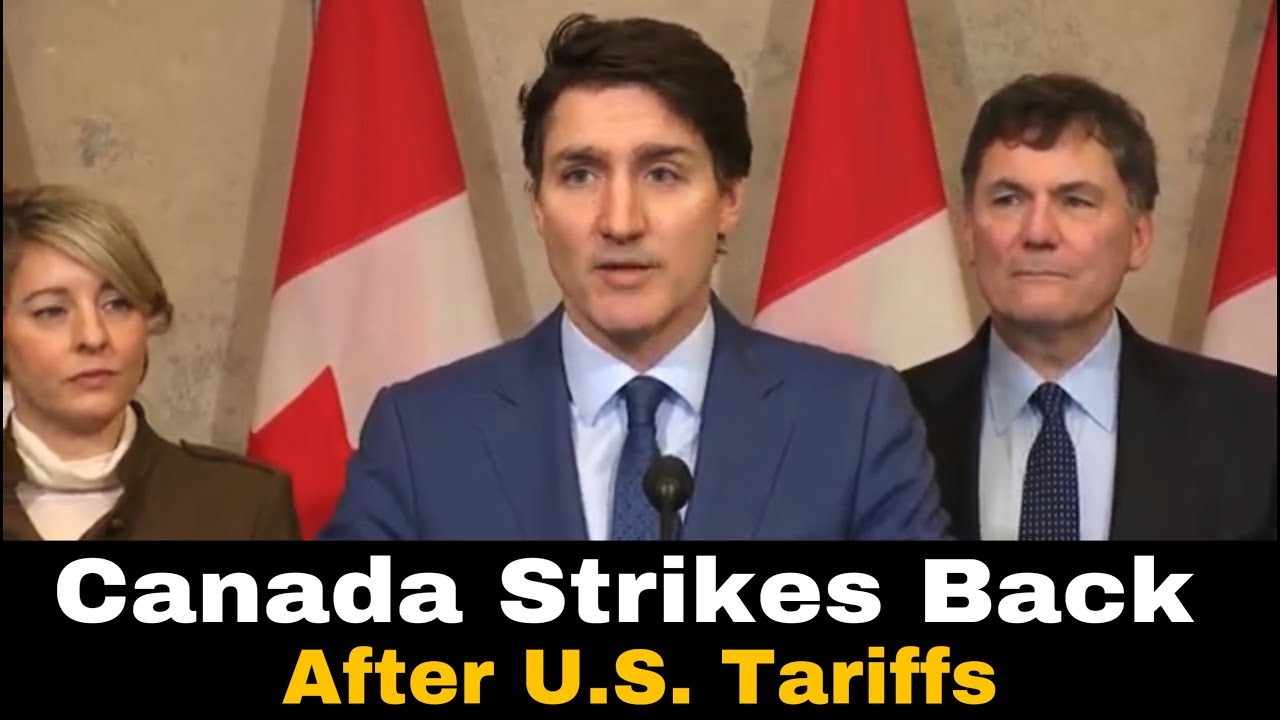 Canada Retaliates as U.S. Imposes 25% Tariffs &ndash; Trade War Begins #tradewar #canada #usa