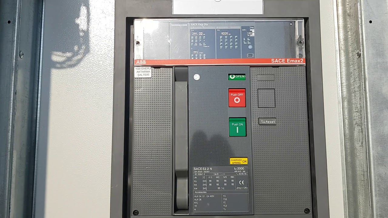 NASIL YAPILIR..! Güneş Enerji Santrali AG Panosuna Enerji Verme (ABB SACE Emax 2) Abone Olmayı unutm
