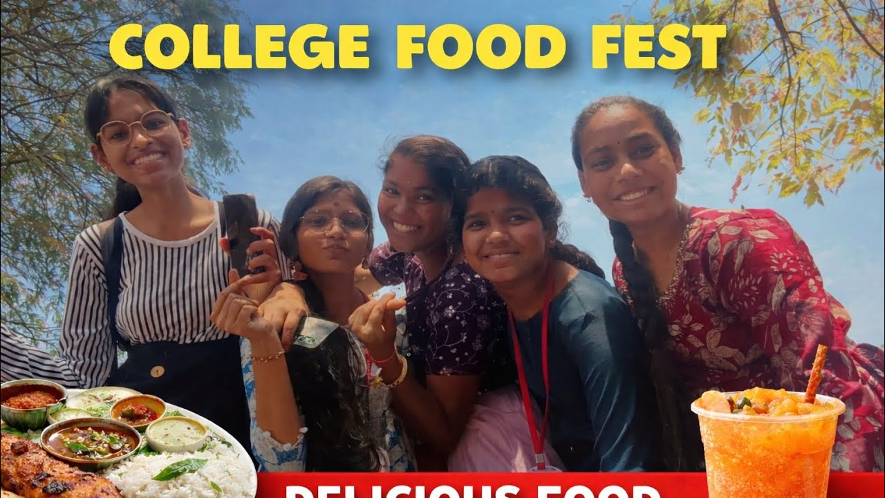 College Food Festival Vlog 🍔 | Fun Memories with Friends