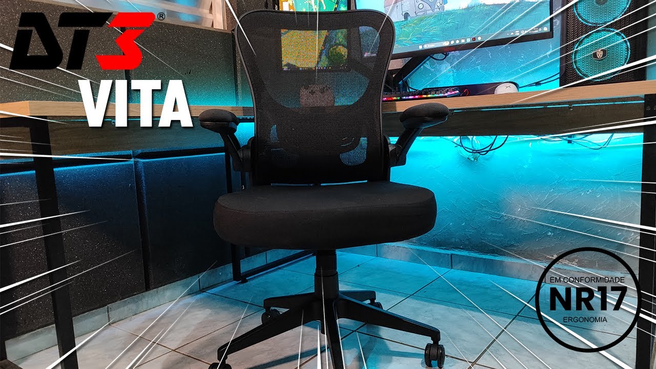 Cadeira Ergonômica com Custo Benefício Incrível - Unboxing e Review | DT3 Vita