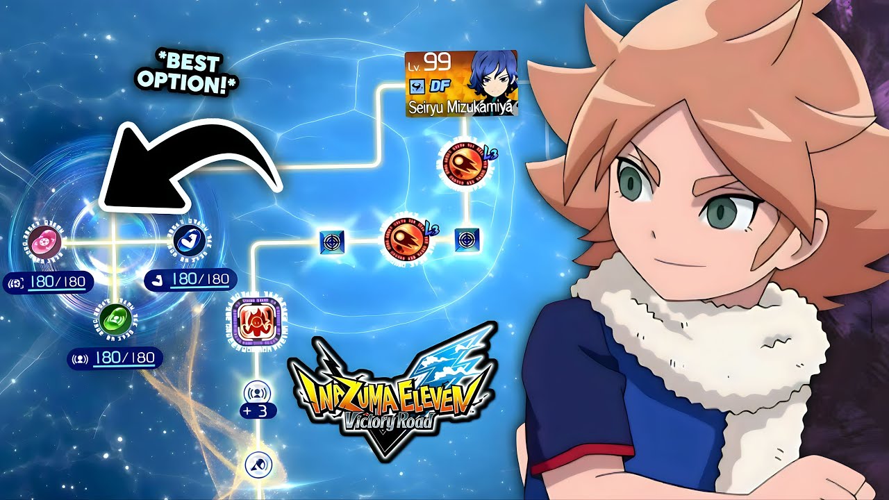 The BEST WAY TO *EQUIP BEANS* FOR EVERY POSITION in Inazuma Eleven Victory Road!🤩