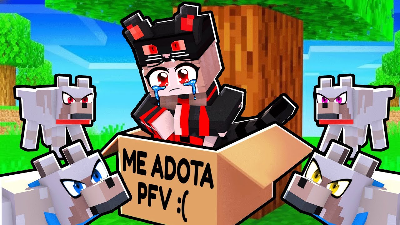 ADOTE a BEBÊ GATA VAMPIRA no MINECRAFT!
