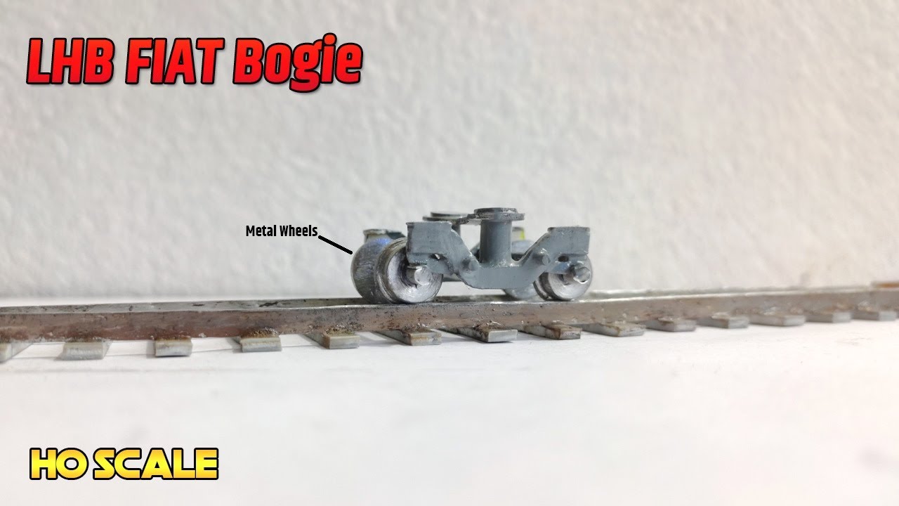 Model Train Bogie Handmade | HO Scale Model 1:87 | LHB Rajdhani Bogie Scale Model