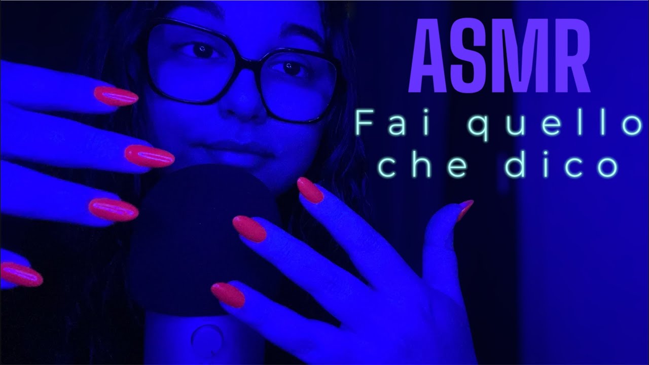 ASMR ITA | Segui le mie istruzioni per rilassarti🌙💤 Follow my instructions