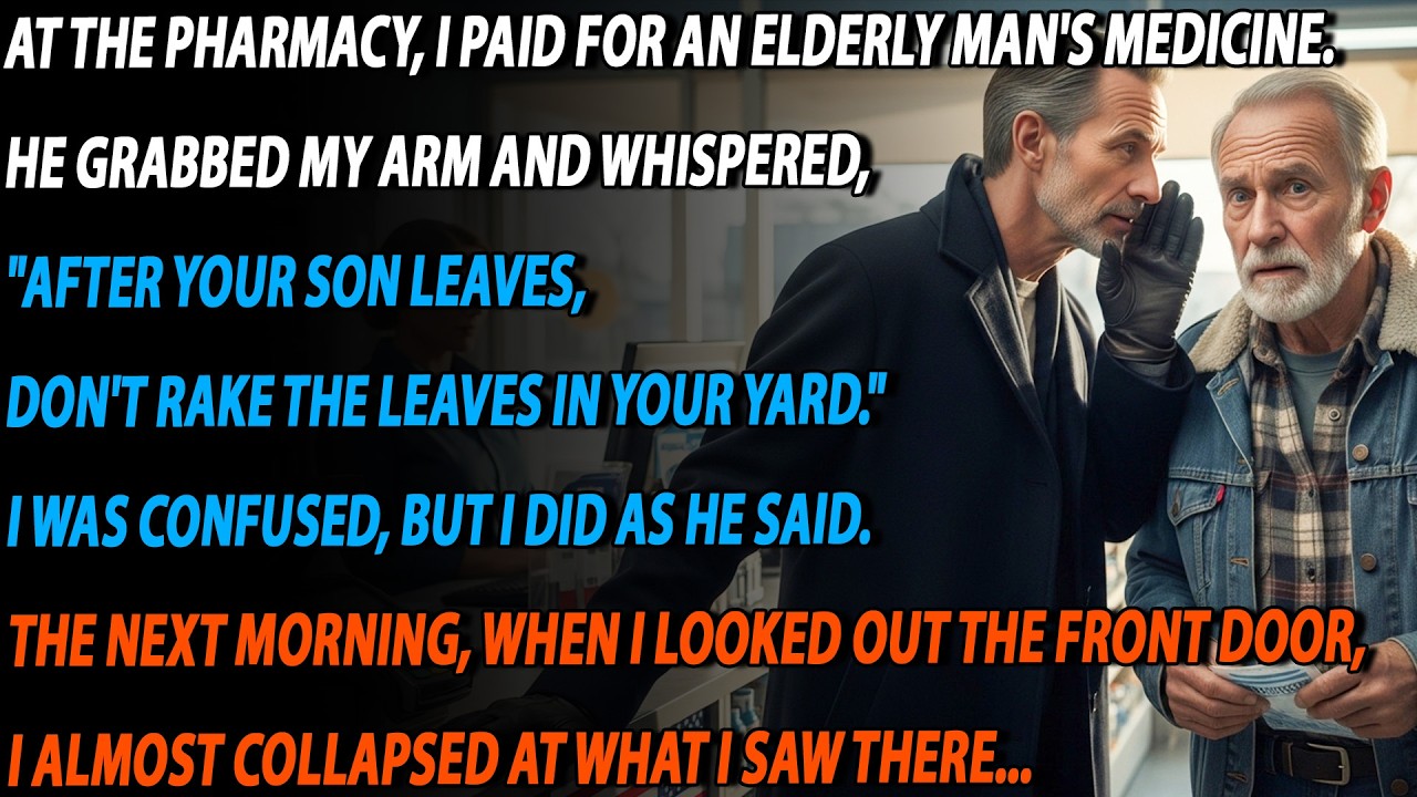 🚨 I Paid for an Old Man’s Medicine—His Chilling Warning About My Son Came True! 😱