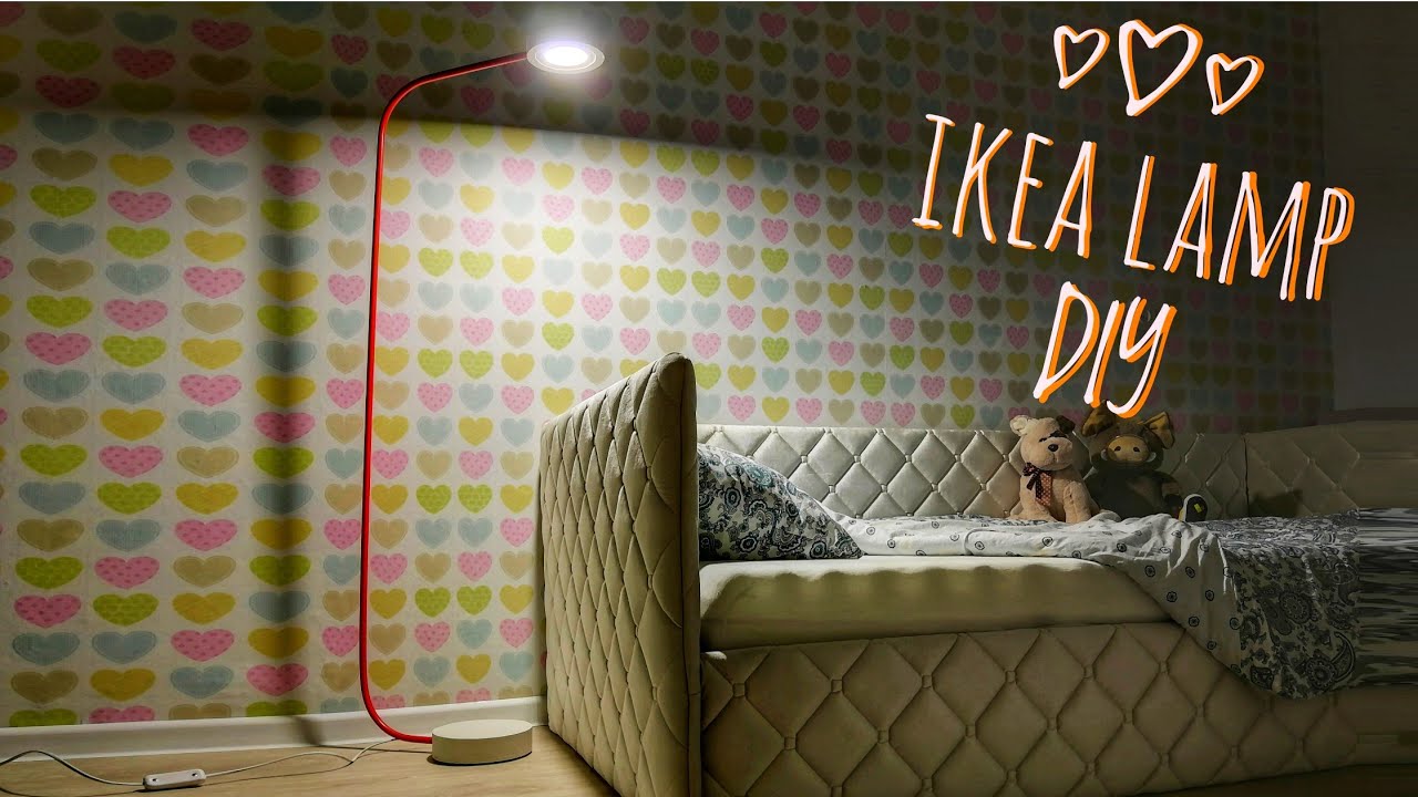 Как сделать Торшер своими руками? Светильник в стиле Ikea Ypperlig!