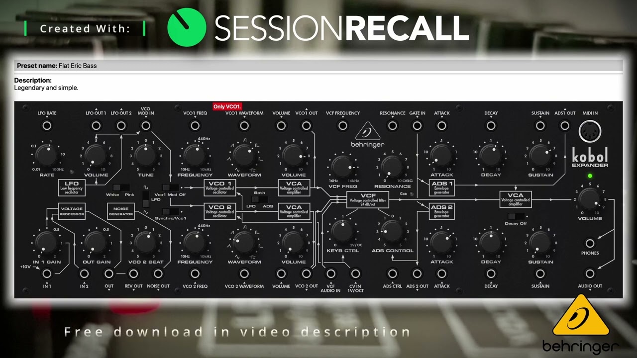 Behringer Kobol Expander Easy Patches Review