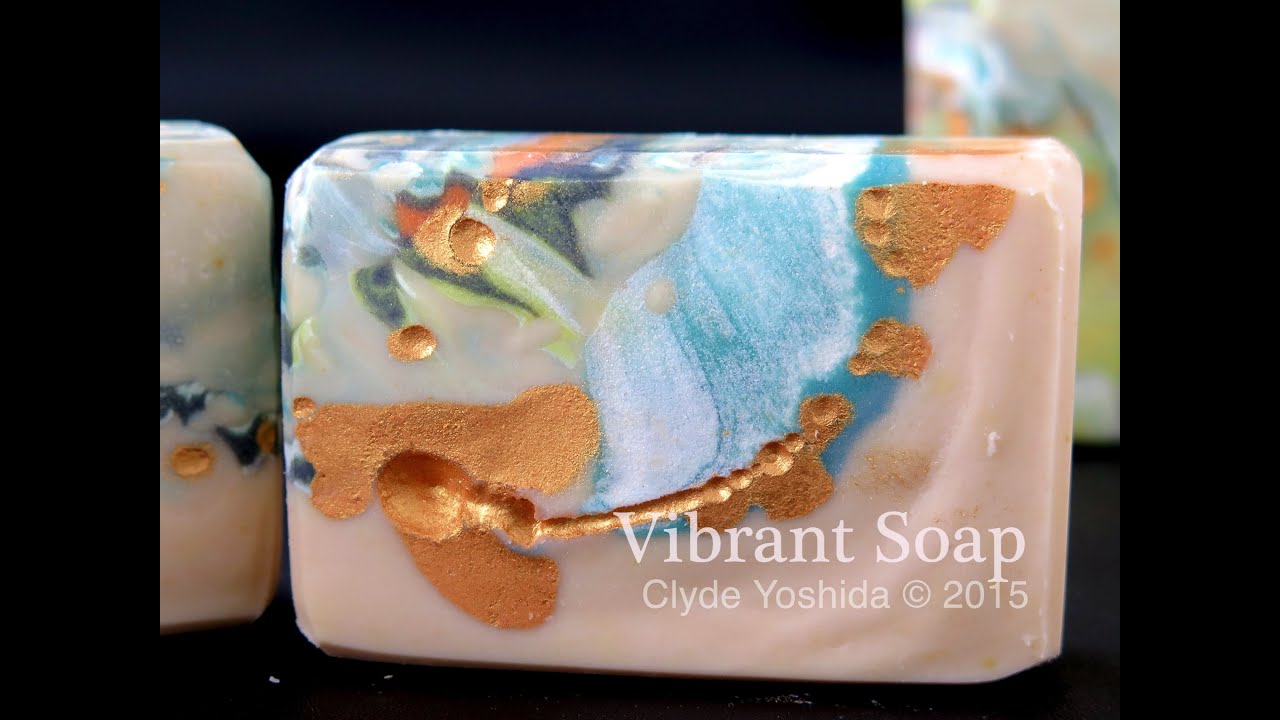 Making and Unmolding Vibrant Amber Cold Process Soap