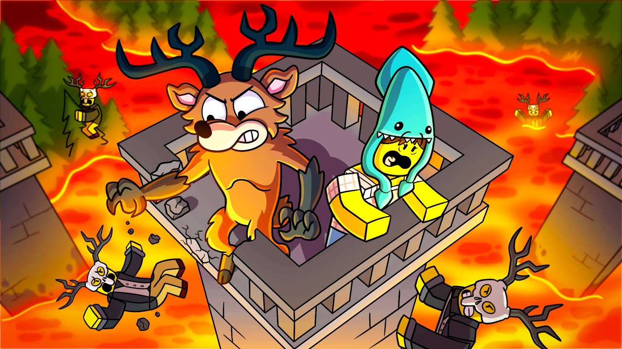 99 Nights: The FLOOR is LAVA! (Cartoon Animation)