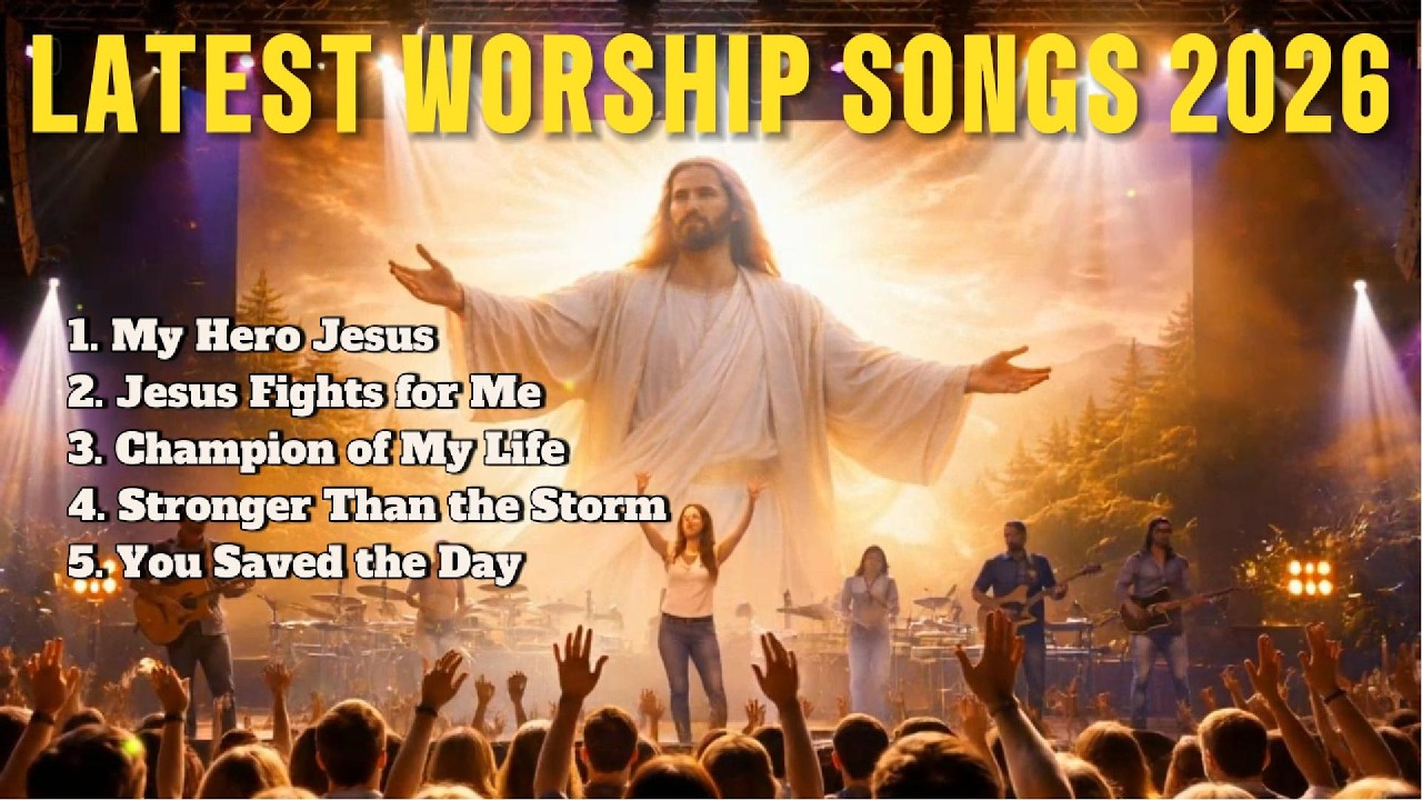 My Hero Jesus | Latest Worship Songs 2026 | Best Christian Music Mix