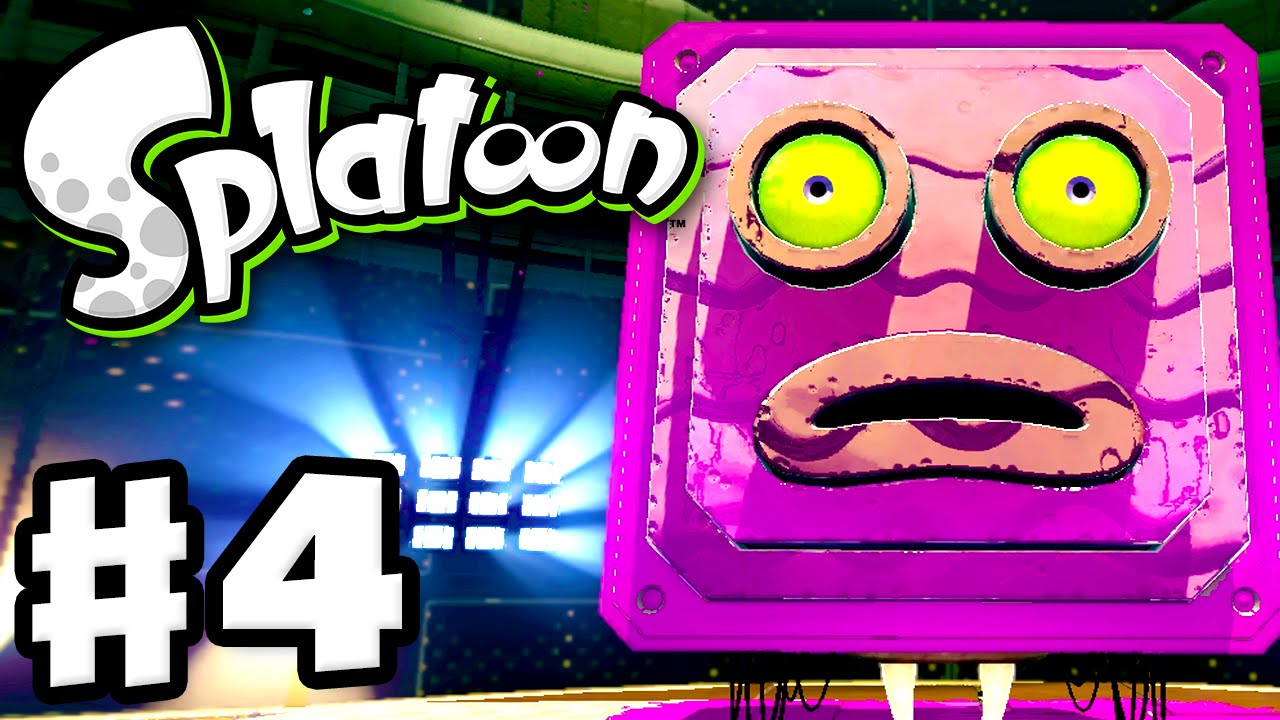 Splatoon - Gameplay Walkthrough Part 4 - The Mighty Octostomp! (Nintendo Wii U)