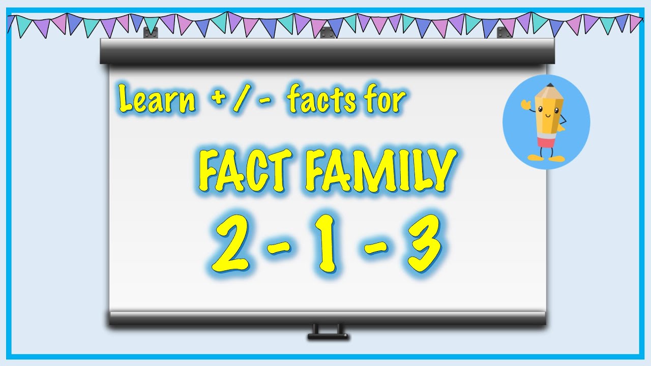 Fact Family 2-1-3