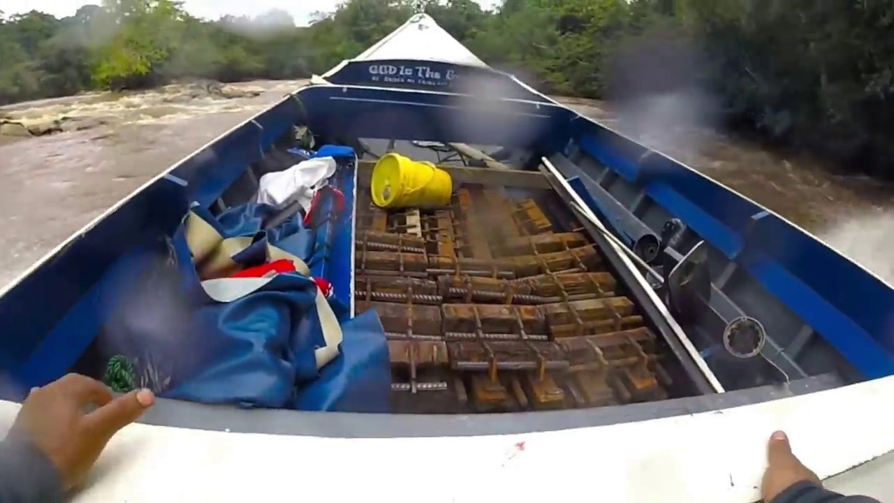 My trip up the cuyuni river from bartica to devil's hole in  Guyana