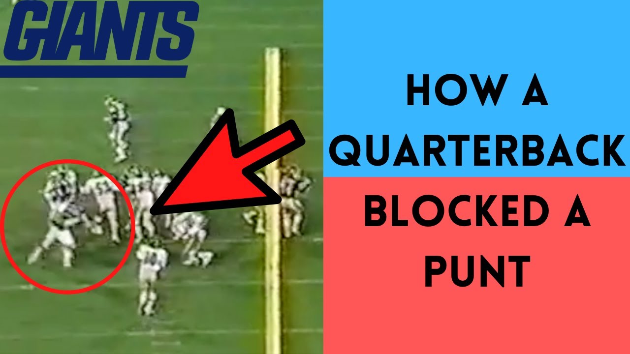 The Time Jeff Hostetler BLOCKED a PUNT | Giants @ Eagles (1986)