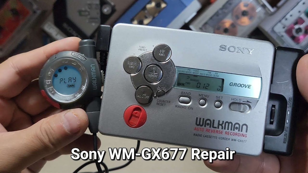 Sony WM-GX677 Repair Cassette Player Walkman