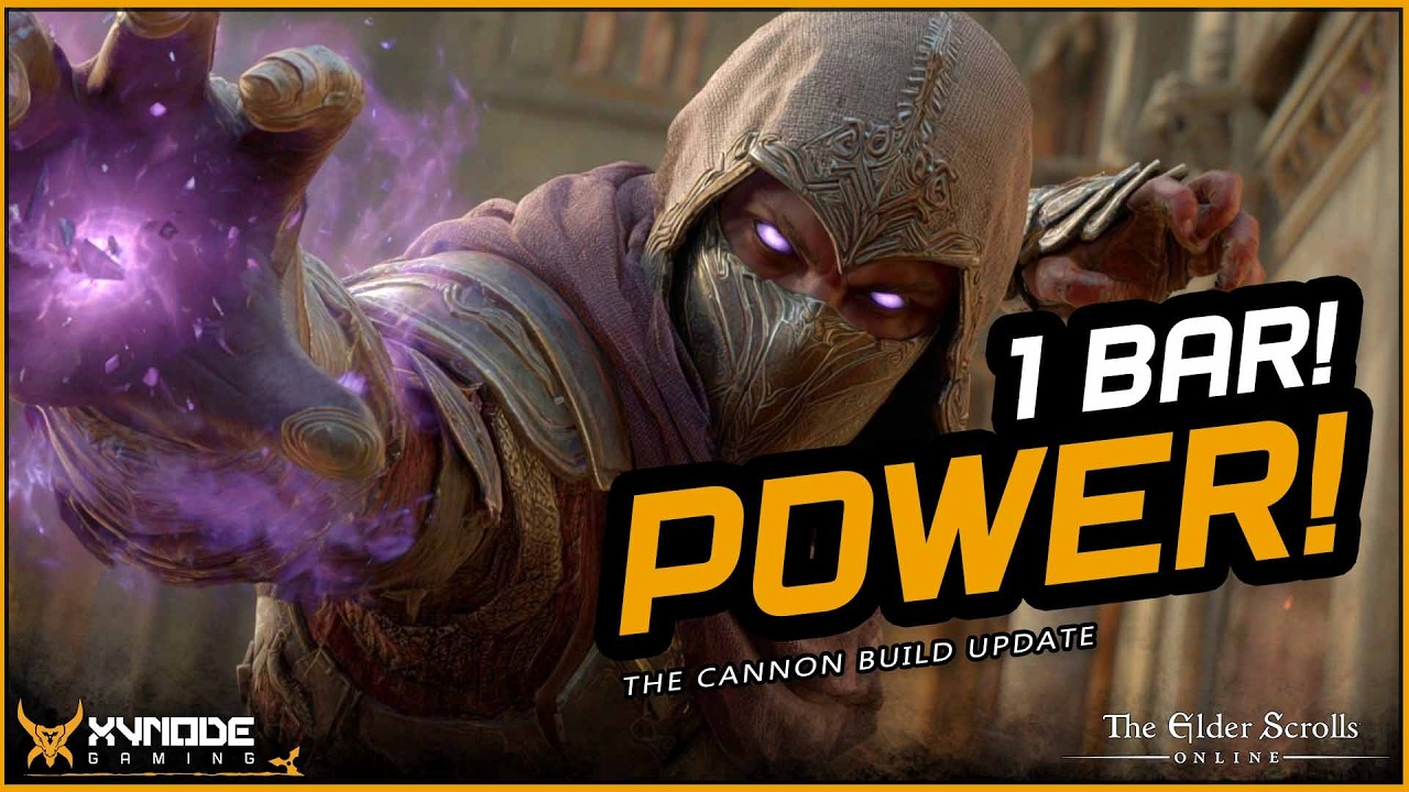 ESO - The CANNON Build is now a FULL PURECLASS SORCERER! | This is Pure One Bar Sorc POWER!