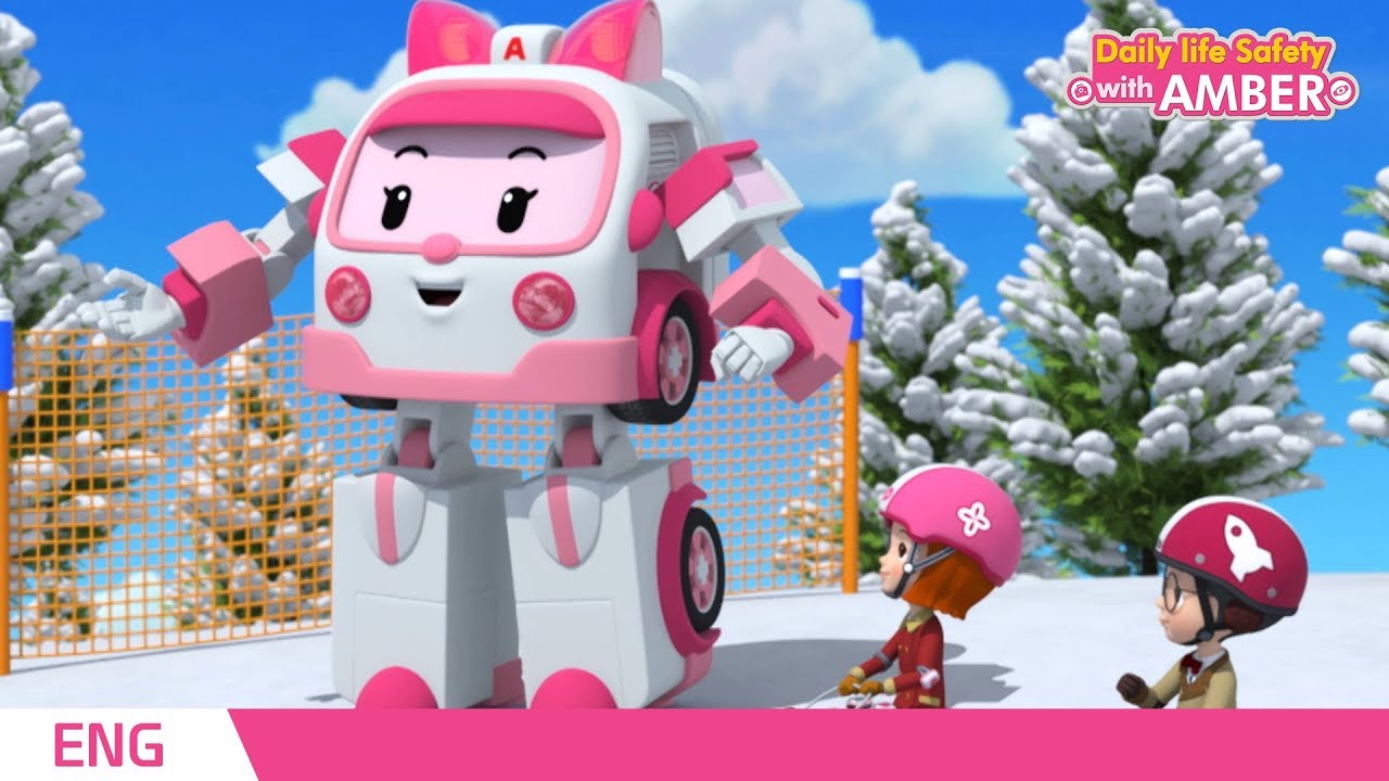 🚨 Daily life Safety with AMBER | EP 21 - 24 | Robocar POLI | Kids animation
