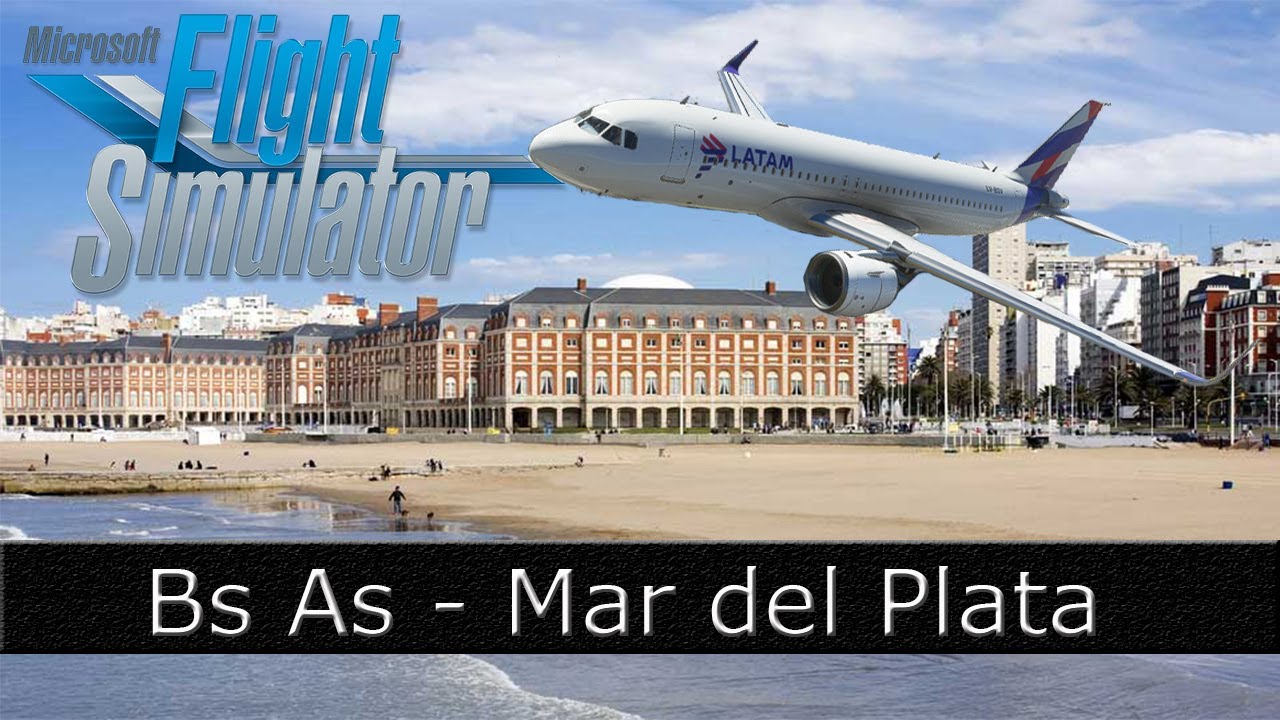 FLIGHT SIMULATOR 2020 | Volamos desde Buenos Aires hacia Mar del Plata en pleno verano
