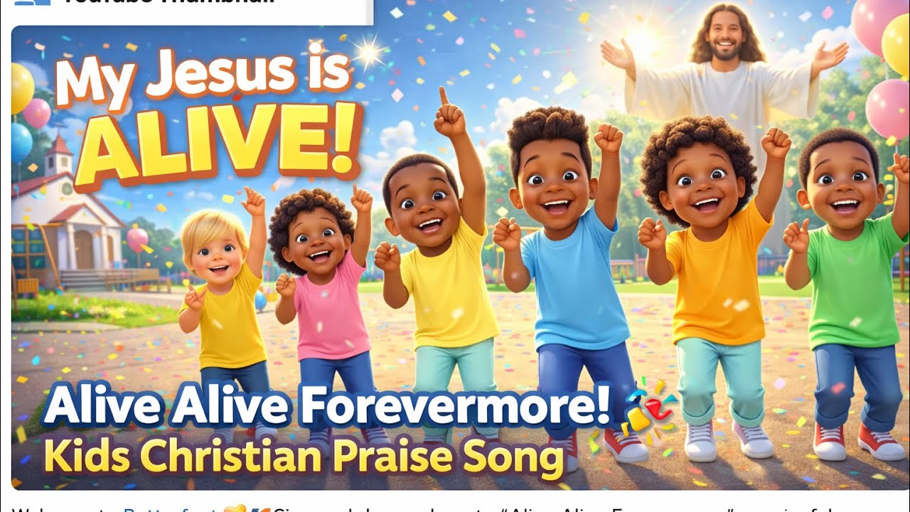 Alive Alive Forevermore 🎉 | Kids Christian Praise Song | Sunday School Worship