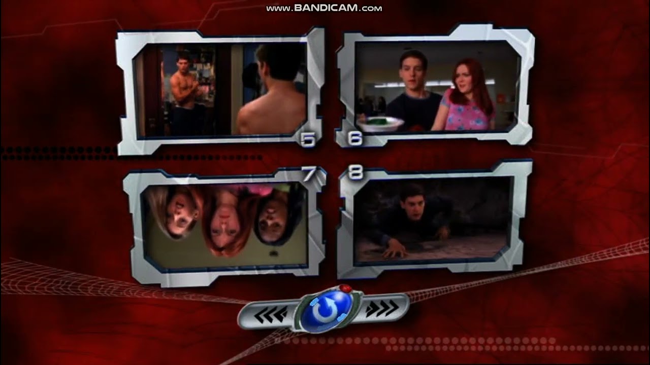 Spider-Man DVD Menu Walkthrough