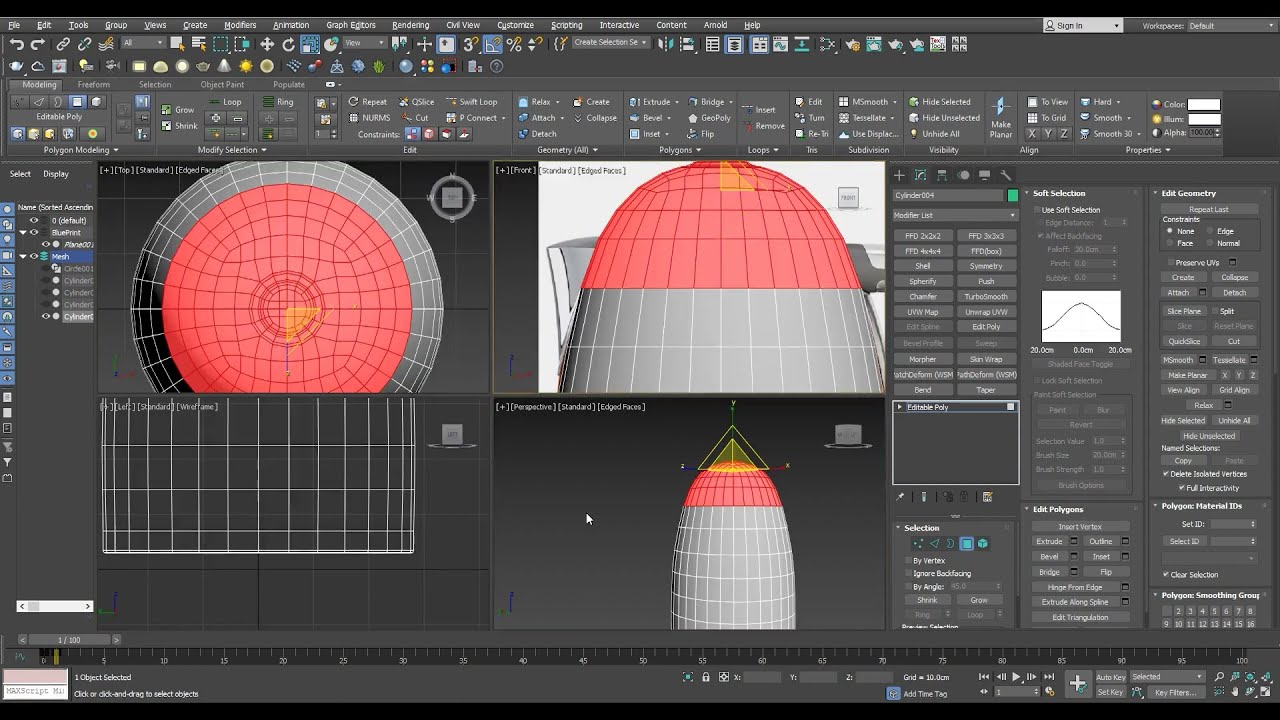 Topology Hard Surface: basic body of a Smeg Kettle Modeling In 3ds Max-Part01 || N°_90