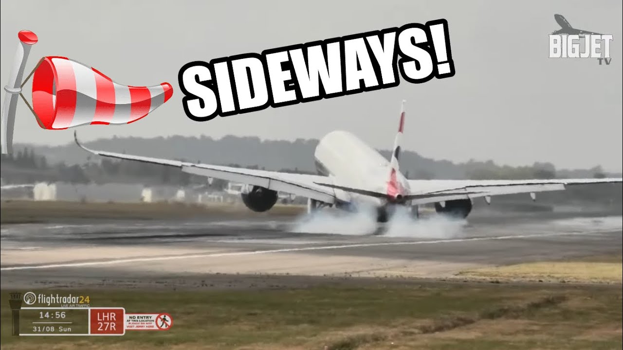CROSSWIND LANDINGS! ALMOST EVERY AIRCRAFT - 34MPH GUSTS!
