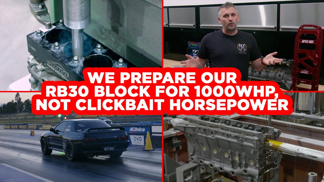 Мы готовим наш блок RB30 для мощности значительно превышающей 1000 л.с. &mdash; Motive Garage