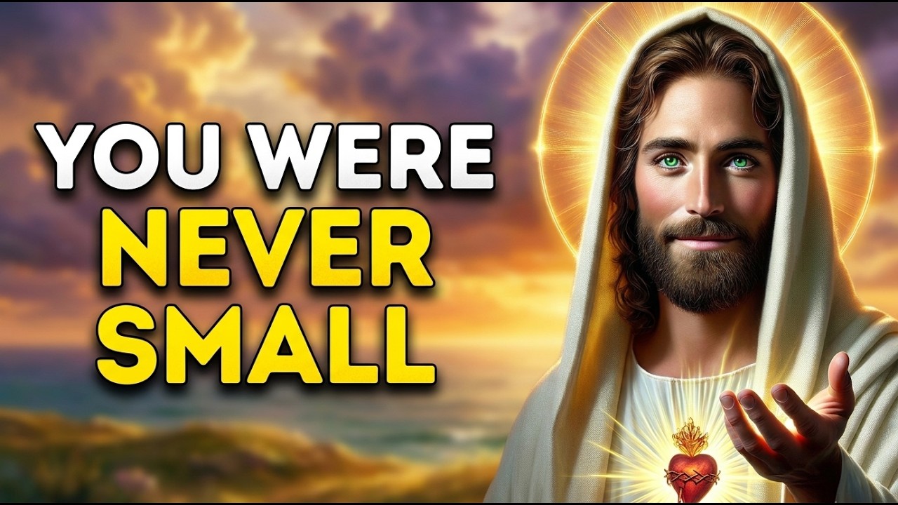Let Me Remove The Weight Of Every Word That Made You Feel Small | God Says | Gods Message Now