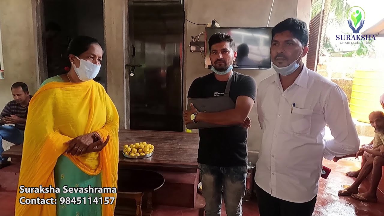 Mahadev Nayak & P  M  Nayak Visited Suraksha Ashrama Karkala