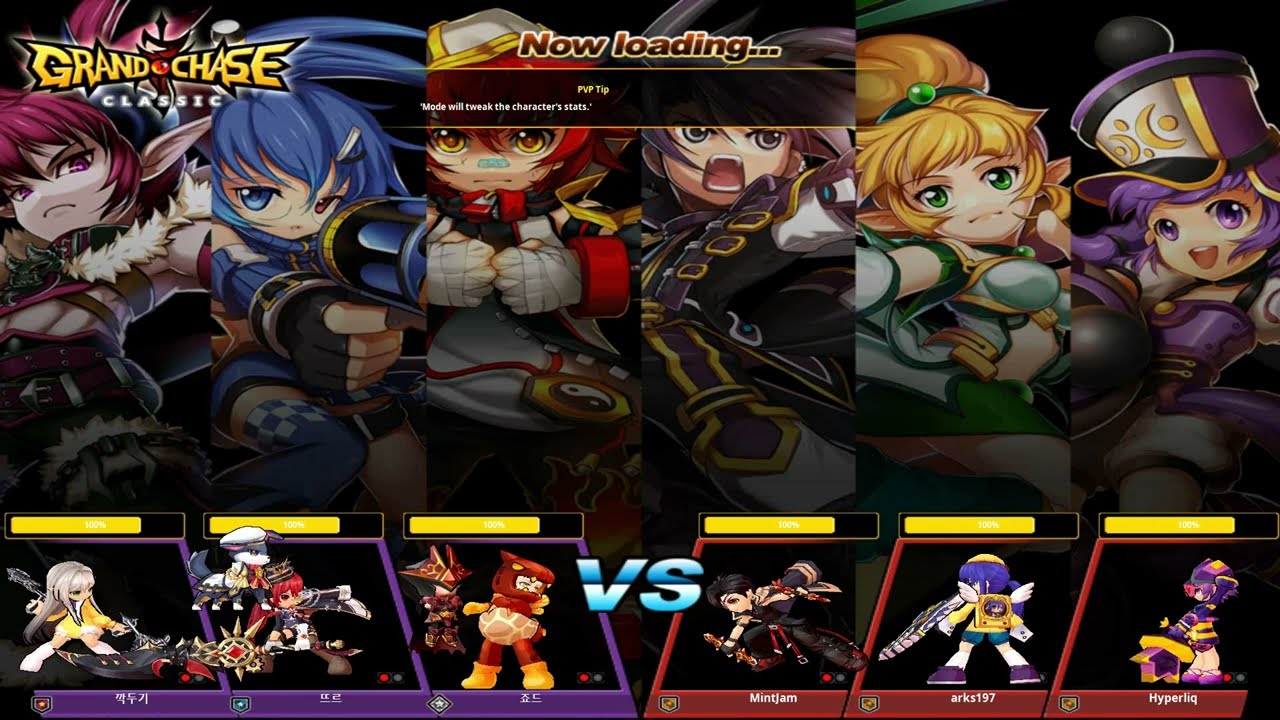 Grandchase Classic Pvp - 3v3 with koreans