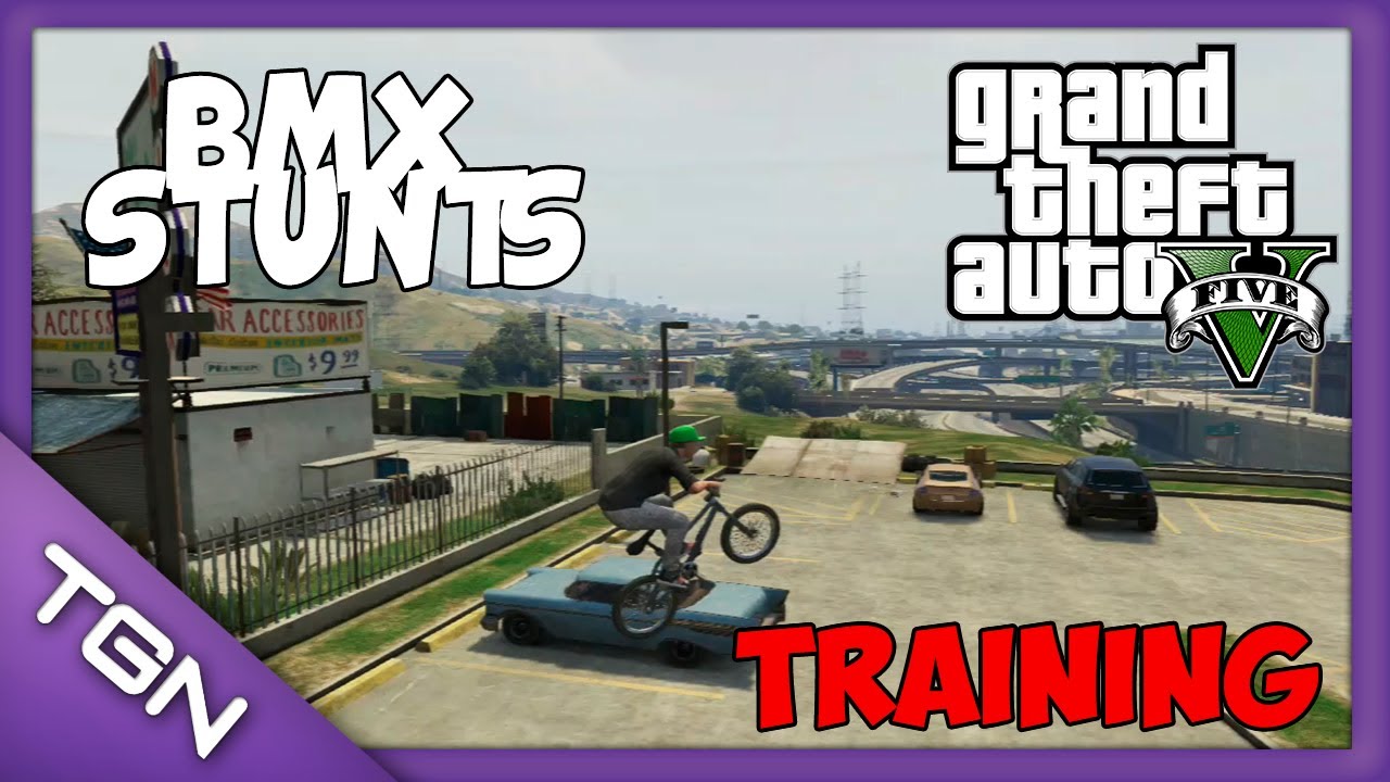 GTA V || BMX Tricks/Stunts - Training || PS3 - HD