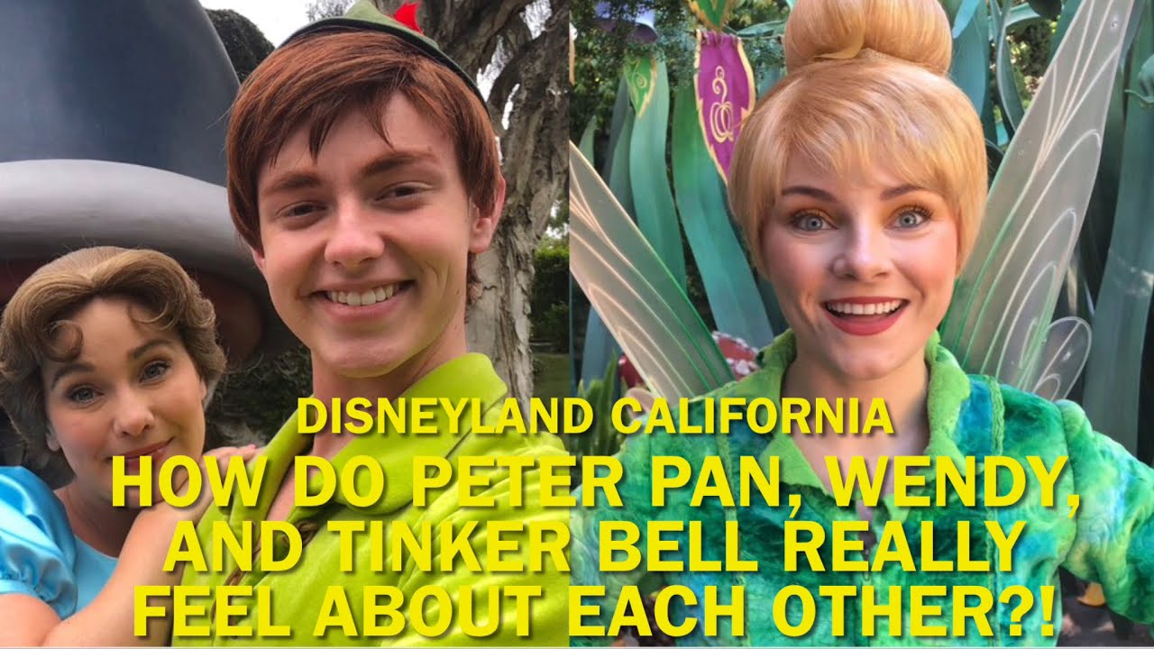 How Do Peter Pan, Wendy, and Tinker Bell REALLY Feel About Each Other?! Disneyland 2023 #disney