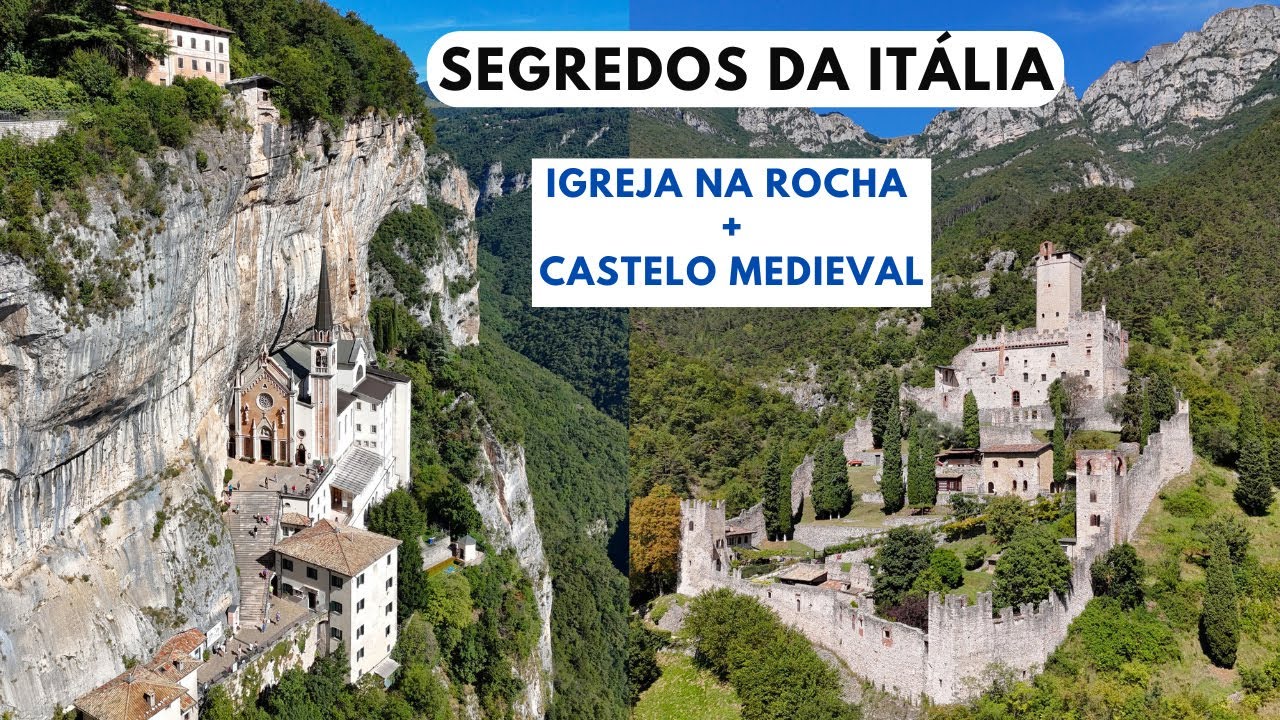 Santuário Madonna della Corona e Castelo de Ávio | Joias escondidas no norte da Itália