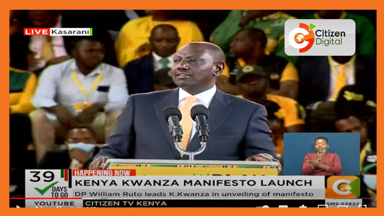 DP Ruto: We're going to merge HELB, UFB, TVET to one unit responsible for scholarships and funds