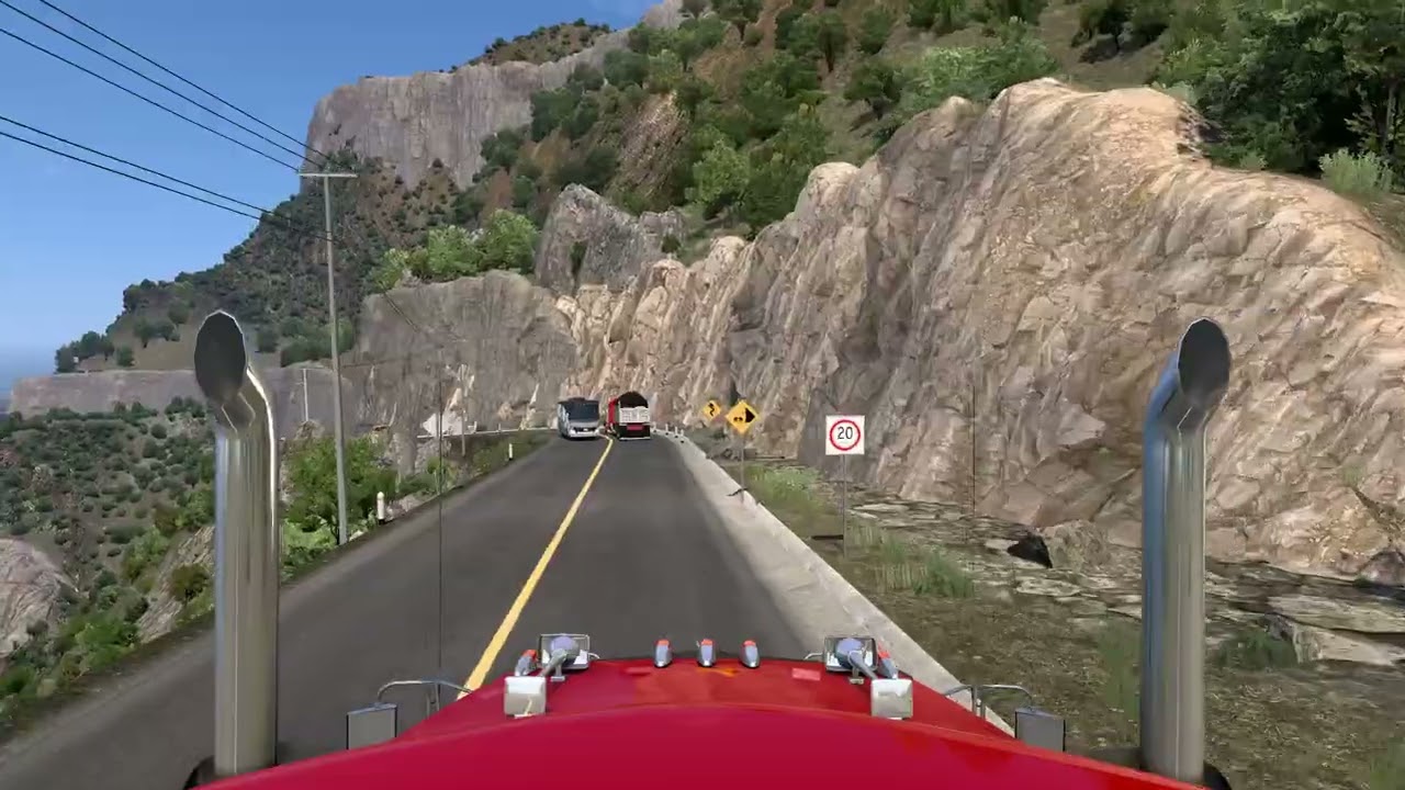 Caterpillar 6NZ in Action | GoPro Mount | American Truck Simulator 